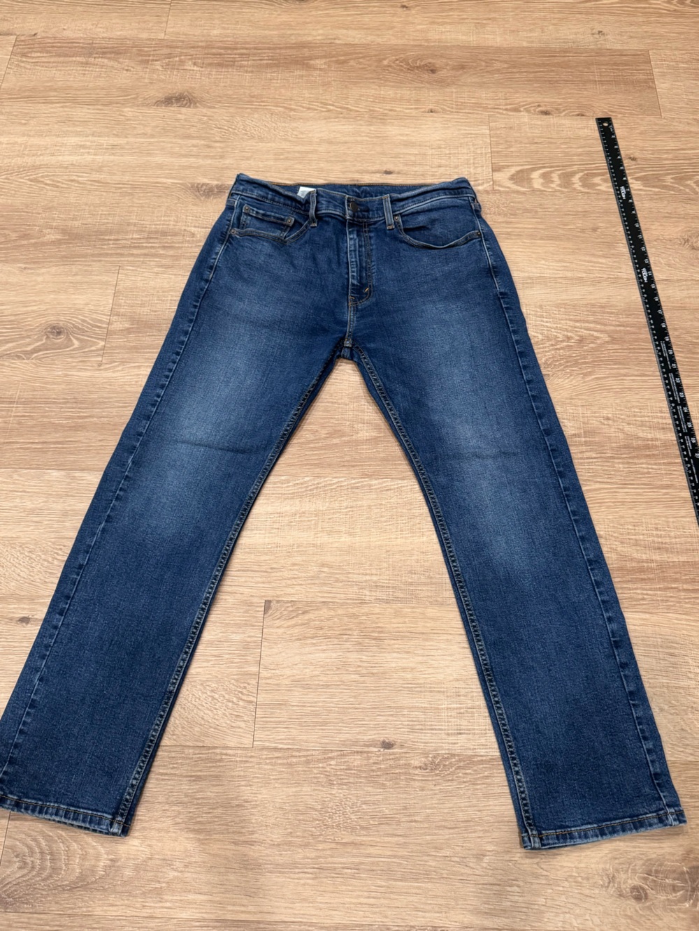 Levi’s 505 Regular Fit Straight Leg Jeans W31 L30 Dark Wash